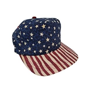 Vintage Stars & Stripes Snapback Hat American Patriotic USA